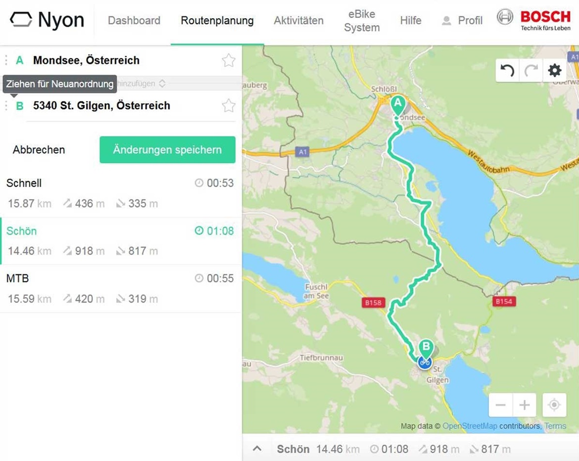 Bosch Nyon Navigation führt über gefährlichen Irrweg